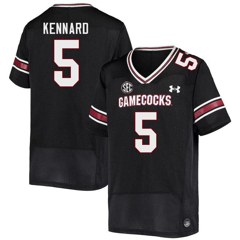 Men #5 Kyle Kennard South Carolina Gamecocks College Football Jerseys Stitched-Black